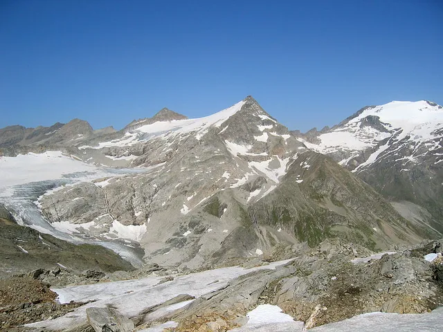 Hoher Sonnblick, 3106 m, Goldberggruppe, Hohe Tauern, Österreich